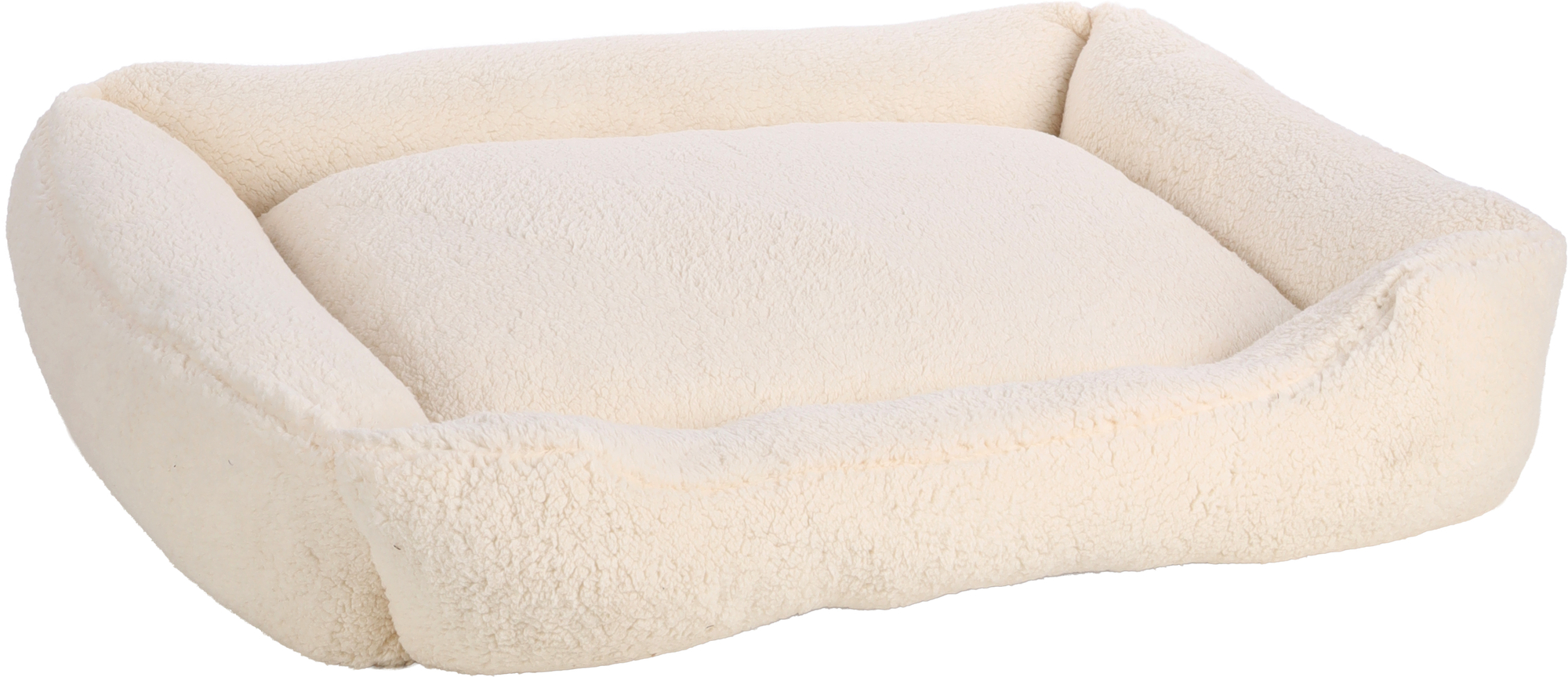 Flamingo Panier Felpa Rectangle Blanc