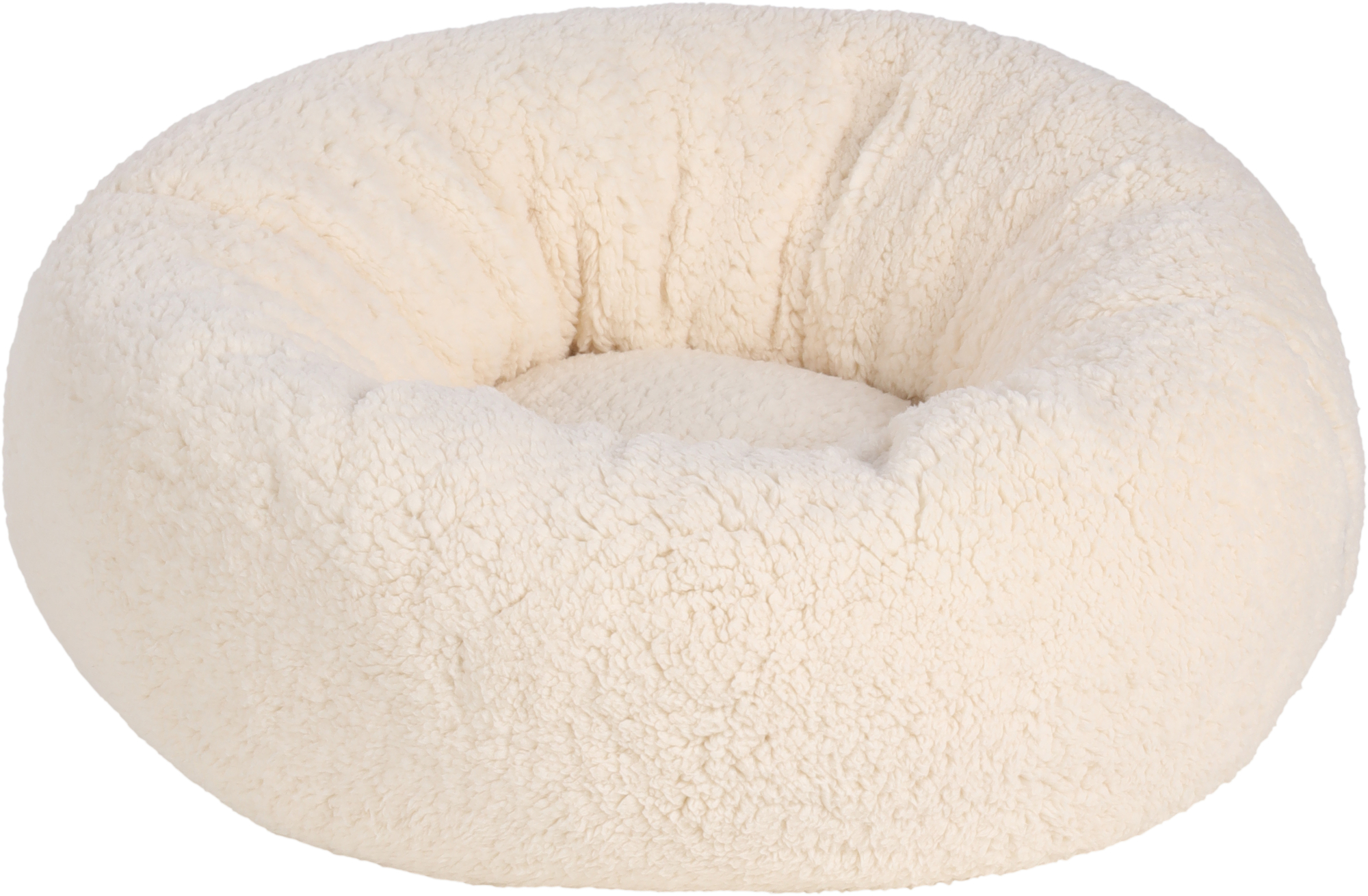 Flamingo Panier Felpa Rond Blanc