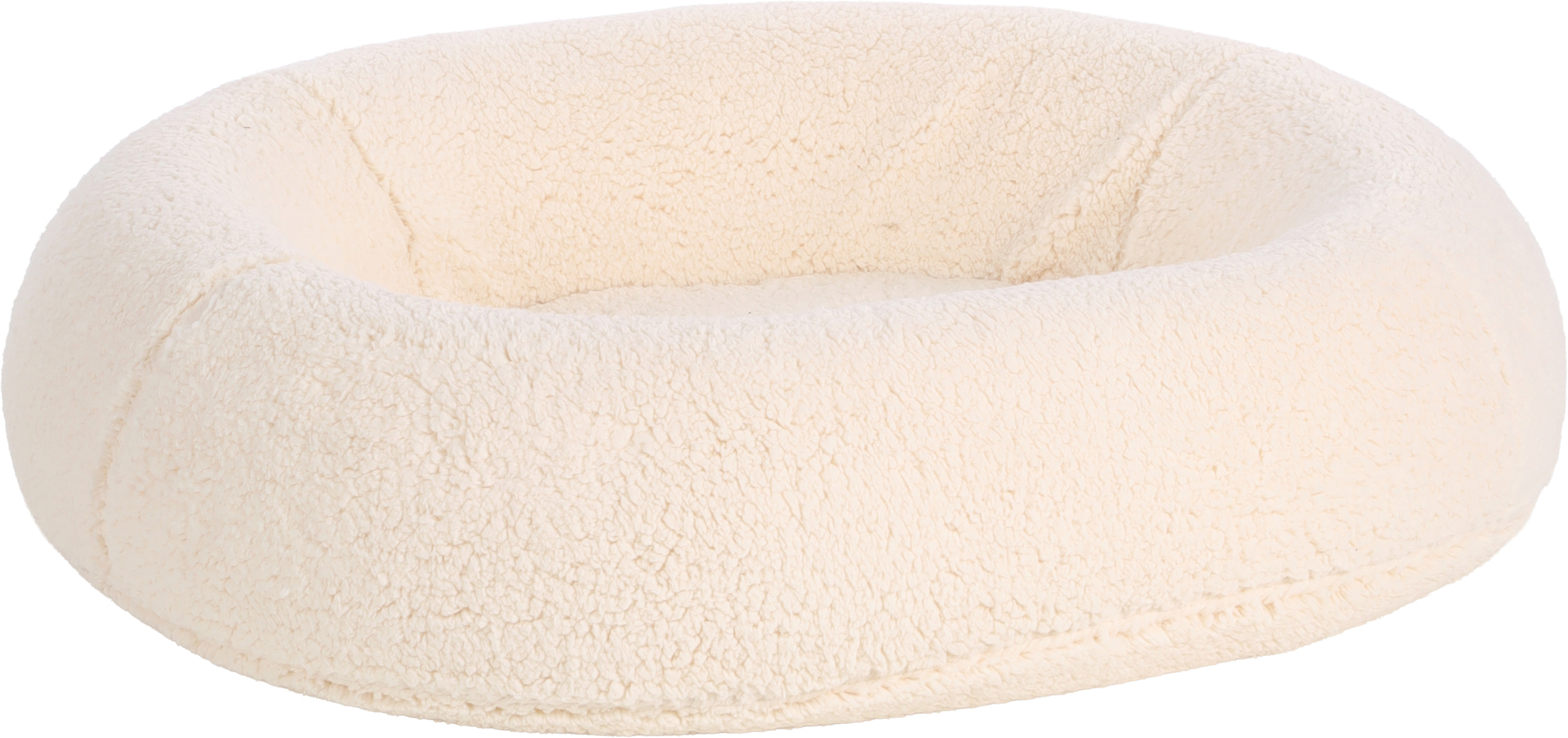 Flamingo Bed Felpa Ovaal Wit