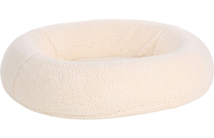 Flamingo Bed Felpa Ovaal Wit