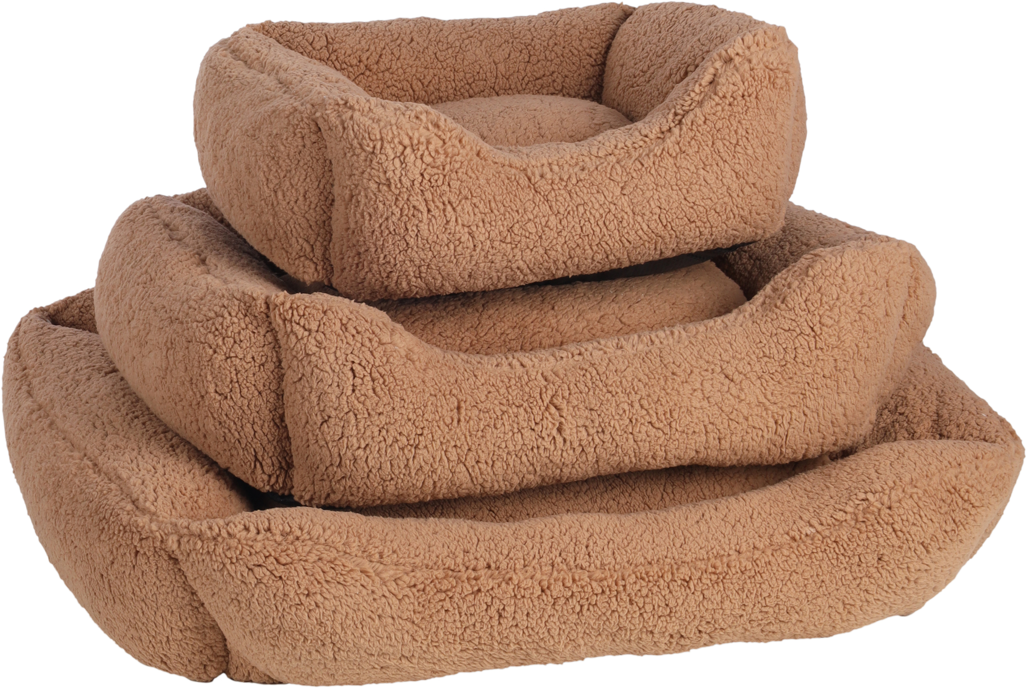 Flamingo Panier Felpa Rectangle Moka