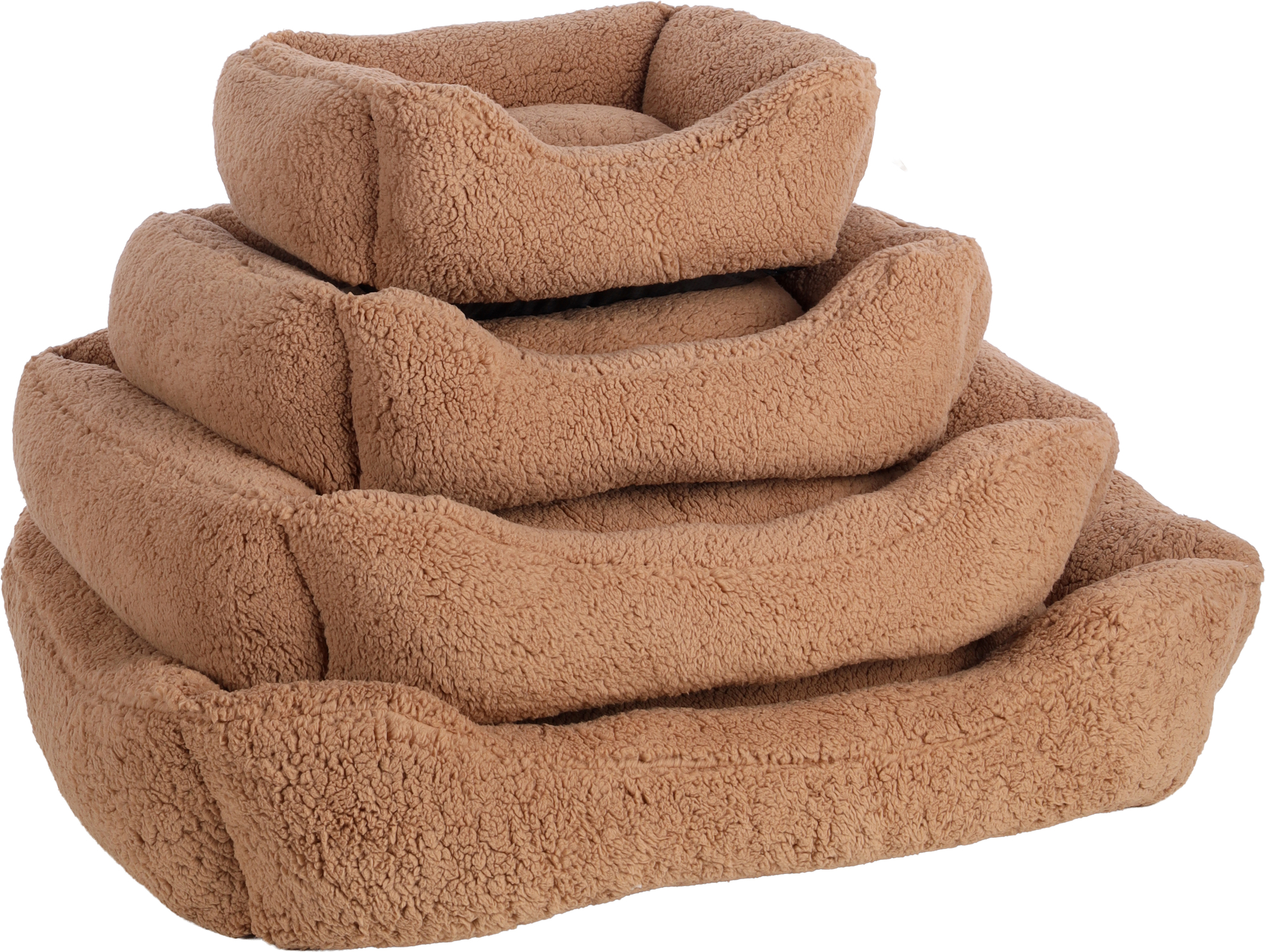 Flamingo Basket Felpa Rectangle Mocha