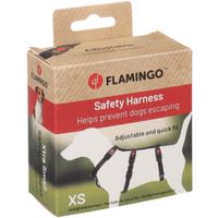 Flamingo Sicherheitsgeschirr Zera Schwarz
