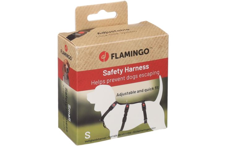 Flamingo Harnais de sécurité Zera Noir