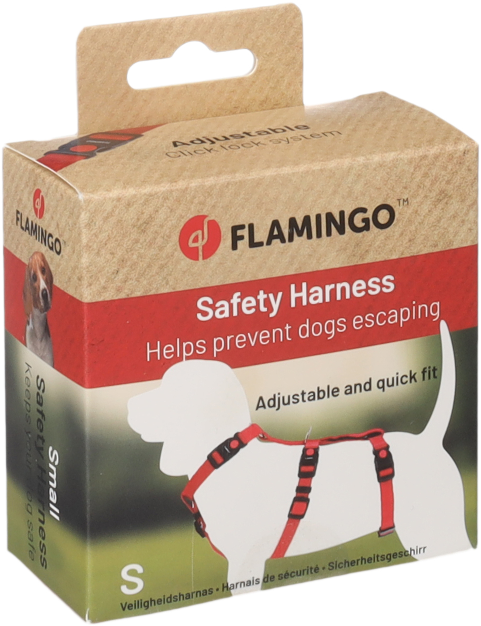 Flamingo Pettorina di sicurezza Zera Rosso