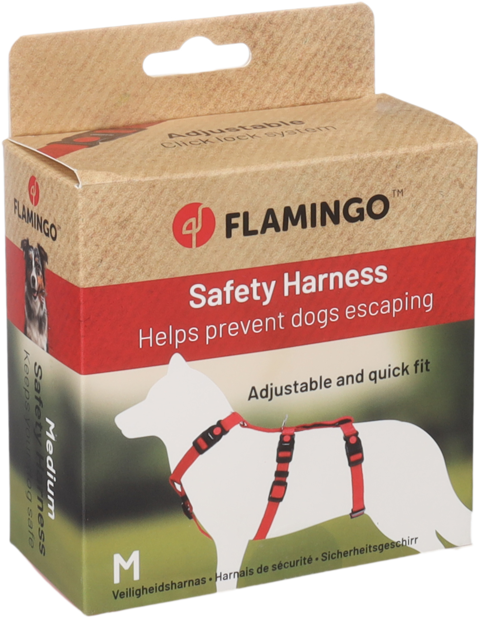 Flamingo Pettorina di sicurezza Zera Rosso