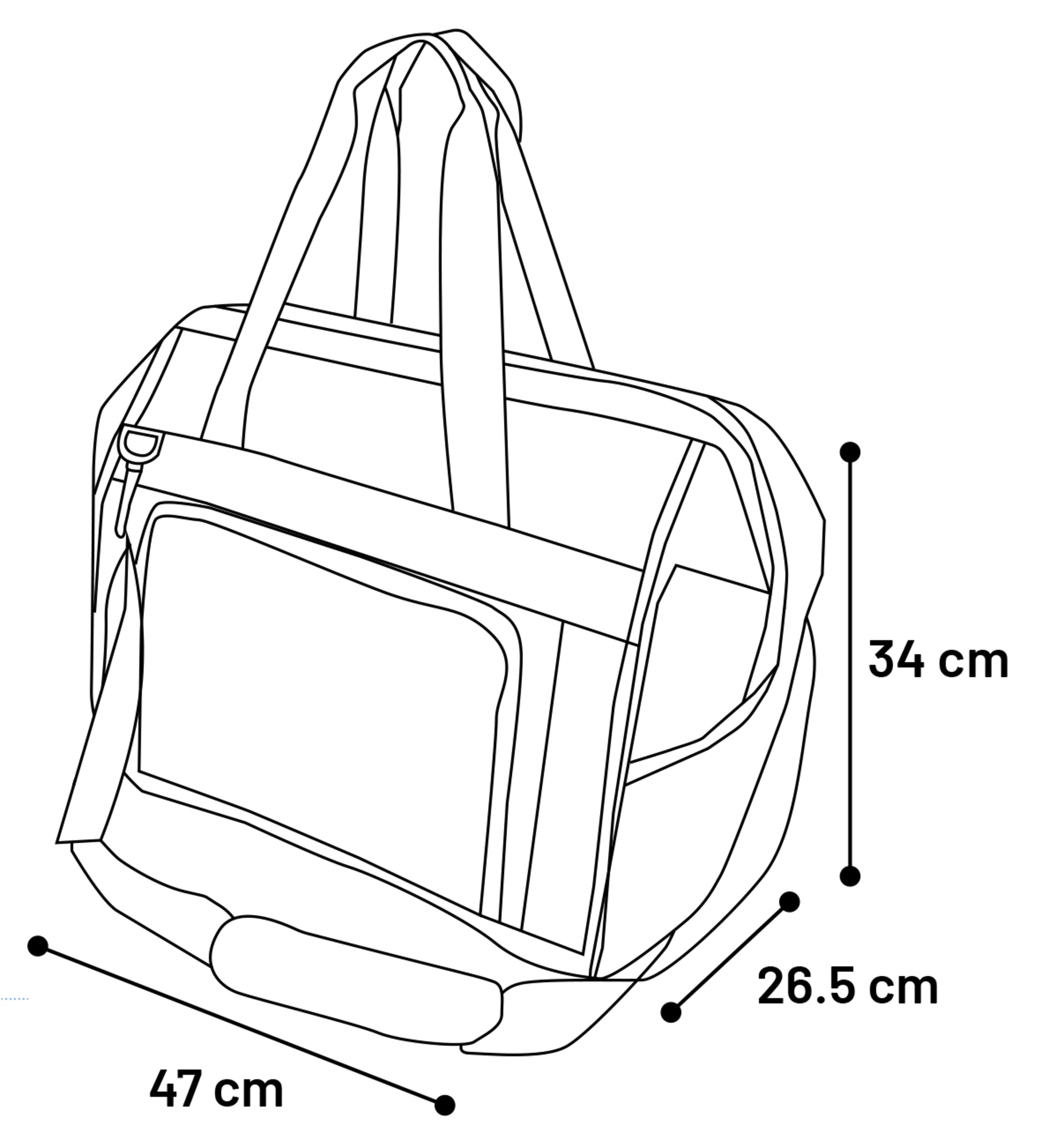 Flamingo Borsa trasportino Hannah Verde