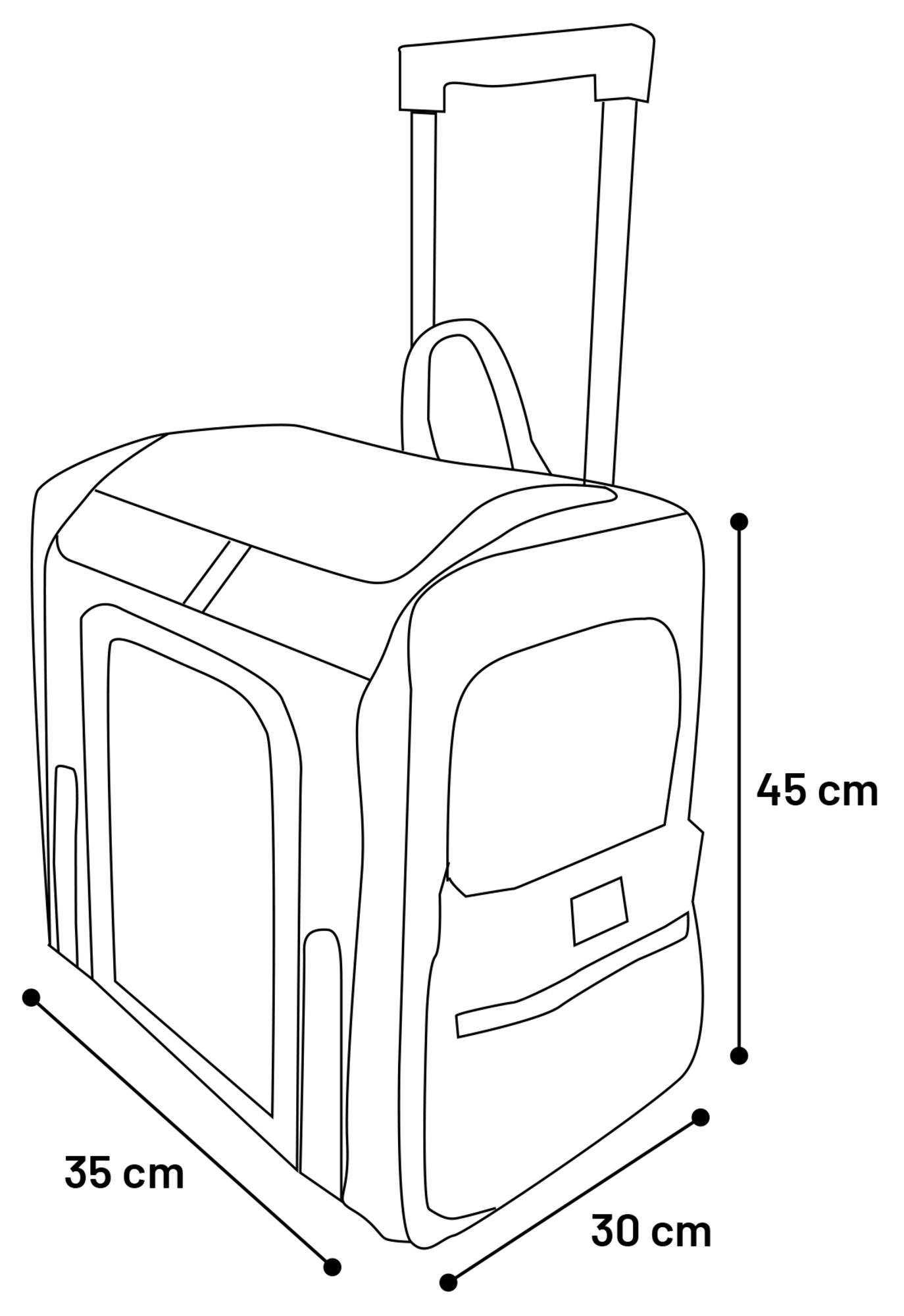 Flamingo Smart Trolley Adele Grün