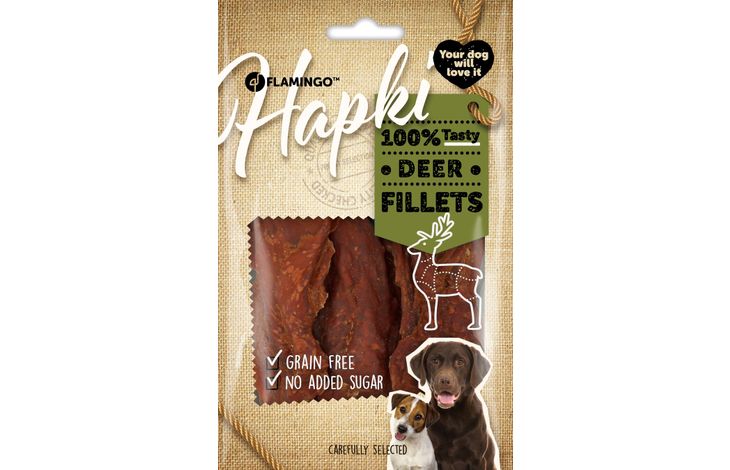 Flamingo Snacks Hapki Fillet with deer 
