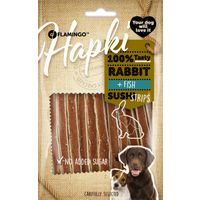Flamingo Snacks Hapki Sushi strips with rabbit & fish 