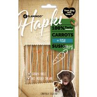 Flamingo Snacks Hapki Sushi strips with carrot & fish 