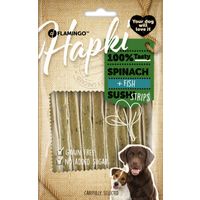 Flamingo Snacks Hapki Sushi strips with spinach & fish 