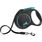 Flexi Retractable leash Black Design Tape Black Blue