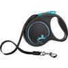 Flexi Laisse à enrouleur Black Design Sangle Noir Bleu