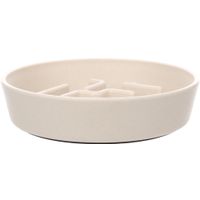 Flamingo Feeding bowl Slow feeder Kana Round Beige