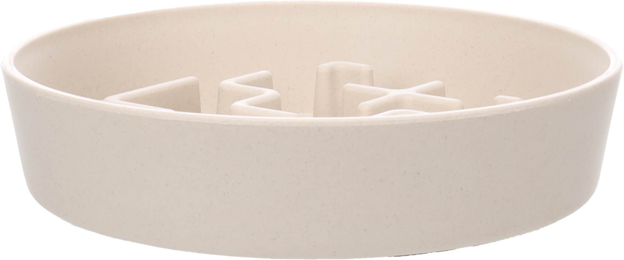 Flamingo Feeding bowl Slow feeder Kana Round Beige