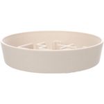 Feeding bowl Slow feeder Kana Round Beige