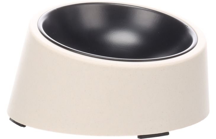 Flamingo Feeding and drinking bowl Kana Beige & Black