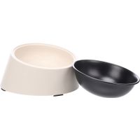 Flamingo Feeding and drinking bowl Kana Beige & Black