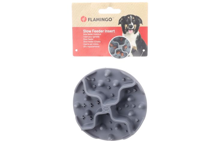 Flamingo Slow feeder insert for feeding bowl Woopy Round