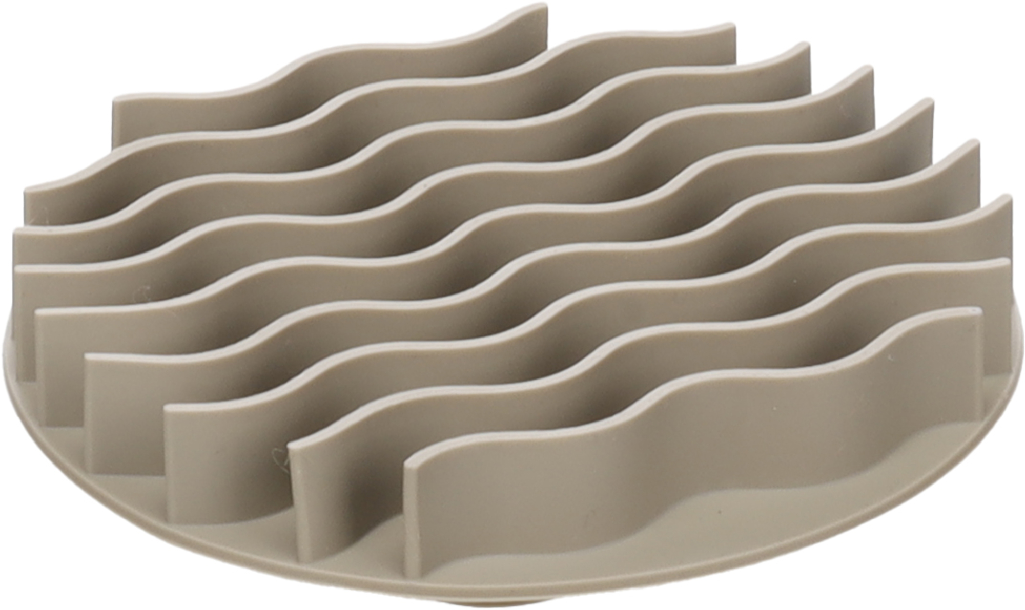 Flamingo Slow feeder insert for feeding bowl Kaja Round Taupe