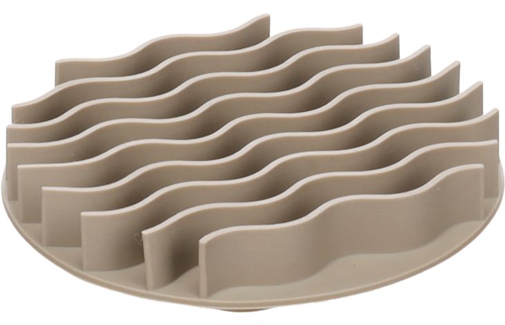 Flamingo Slow feeder insert for feeding bowl Kaja Round Taupe