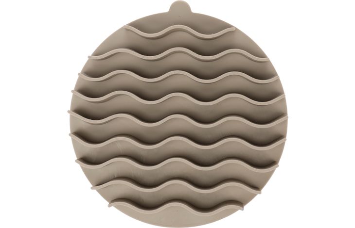 Flamingo Slow feeder insert for feeding bowl Kaja Round Taupe