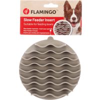 Flamingo Slow feeder insert for feeding bowl Kaja Round Taupe