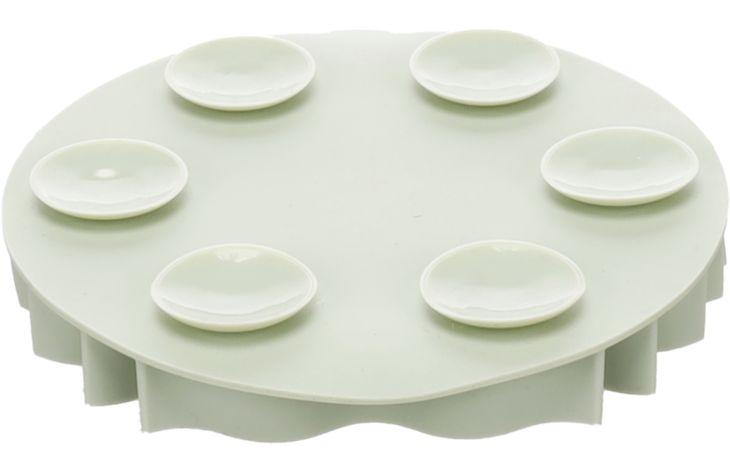 Flamingo Slow feeder insert for feeding bowl Kaja Round Light green