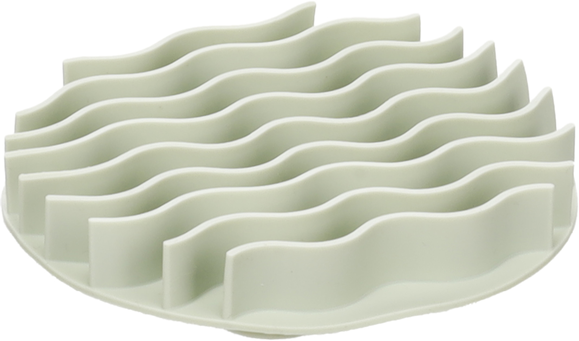 Flamingo Slow feeder insert for feeding bowl Kaja Round Light green