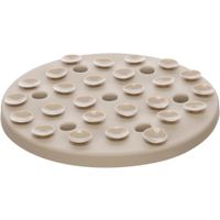 Flamingo Lick pad Fleur Round Taupe