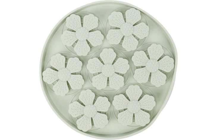 Flamingo Lick pad Fleur Round Light green