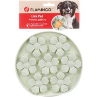 Flamingo Lick pad Fleur Round Light green