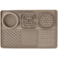 Flamingo Lick pad Pengu Rectangle Taupe