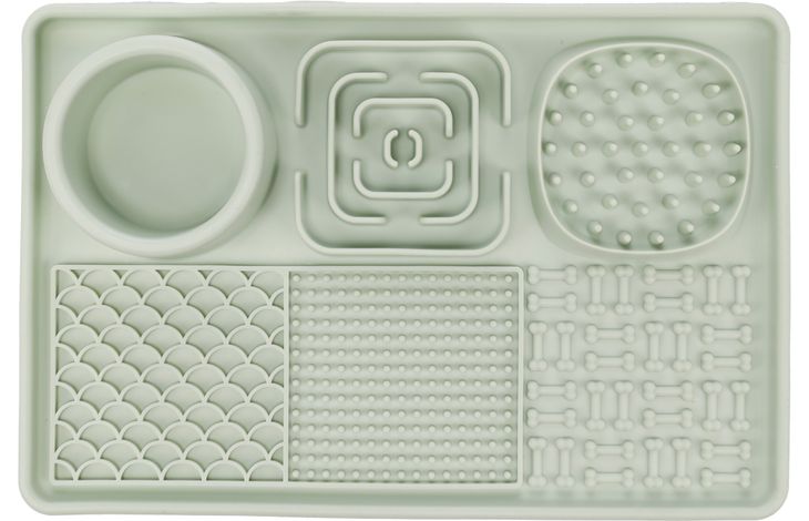 Flamingo Lick pad Pengu Rectangle Light green