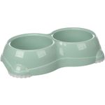 Feeding and drinking bowl Combo Leno Green