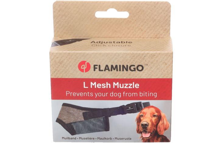 Flamingo Muilband Nobit Beige