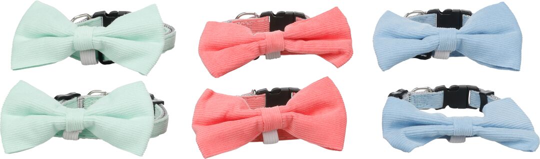 Flamingo Collar Puppy with bow tie Elfi Multiple colours