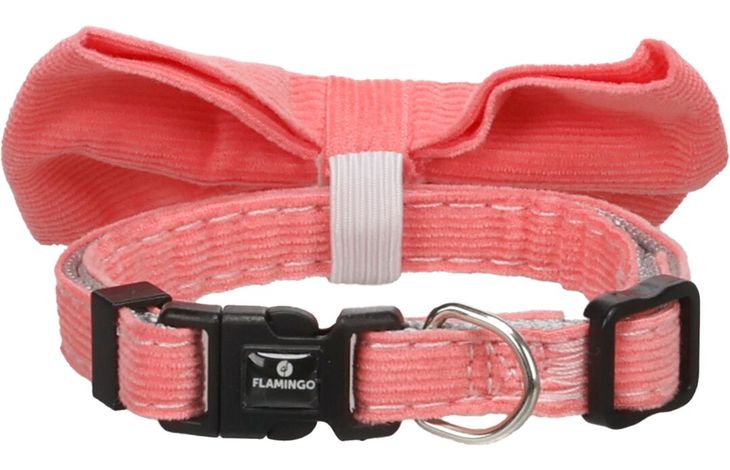 Flamingo Collar Puppy with bow tie Elfi Multiple colours