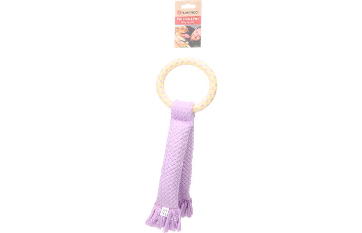 Flamingo Giocattolo Joanie Corda da tirare & Anello Porpora