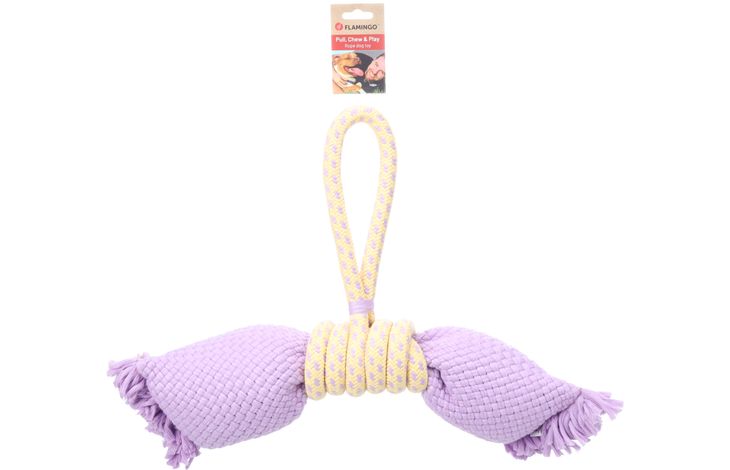 Flamingo Giocattolo Joanie Corda da tirare Twist Porpora