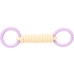 Jouet Joanie Corde à tirer & Anneau Twist Pourpre