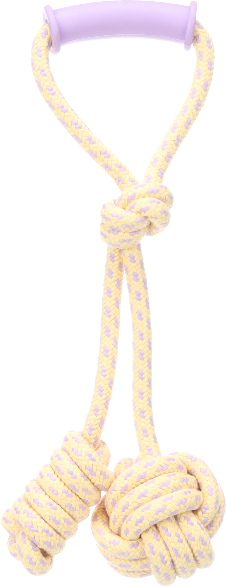 Key Rings Twisted Rope Toy Toy Joanie Tug rope & Knotted ball Twist Purple | 525463 | Flamingo Pet ...