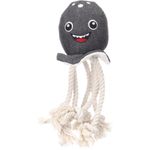 Spielzeug Flipper Oktopus mit Seil Grau