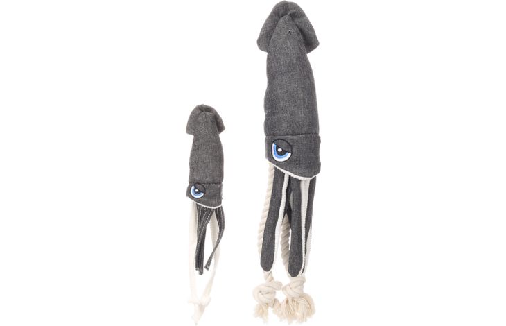 Speelgoed Flipper Inktvis Grijs | 525508 | Flamingo Pet Products