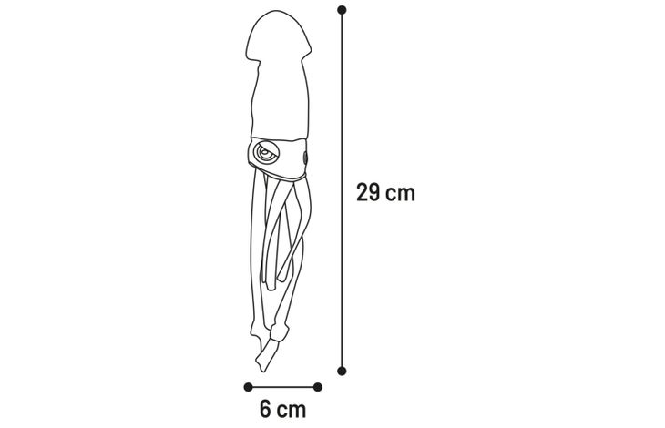 Speelgoed Flipper Inktvis Grijs | 525508 | Flamingo Pet Products