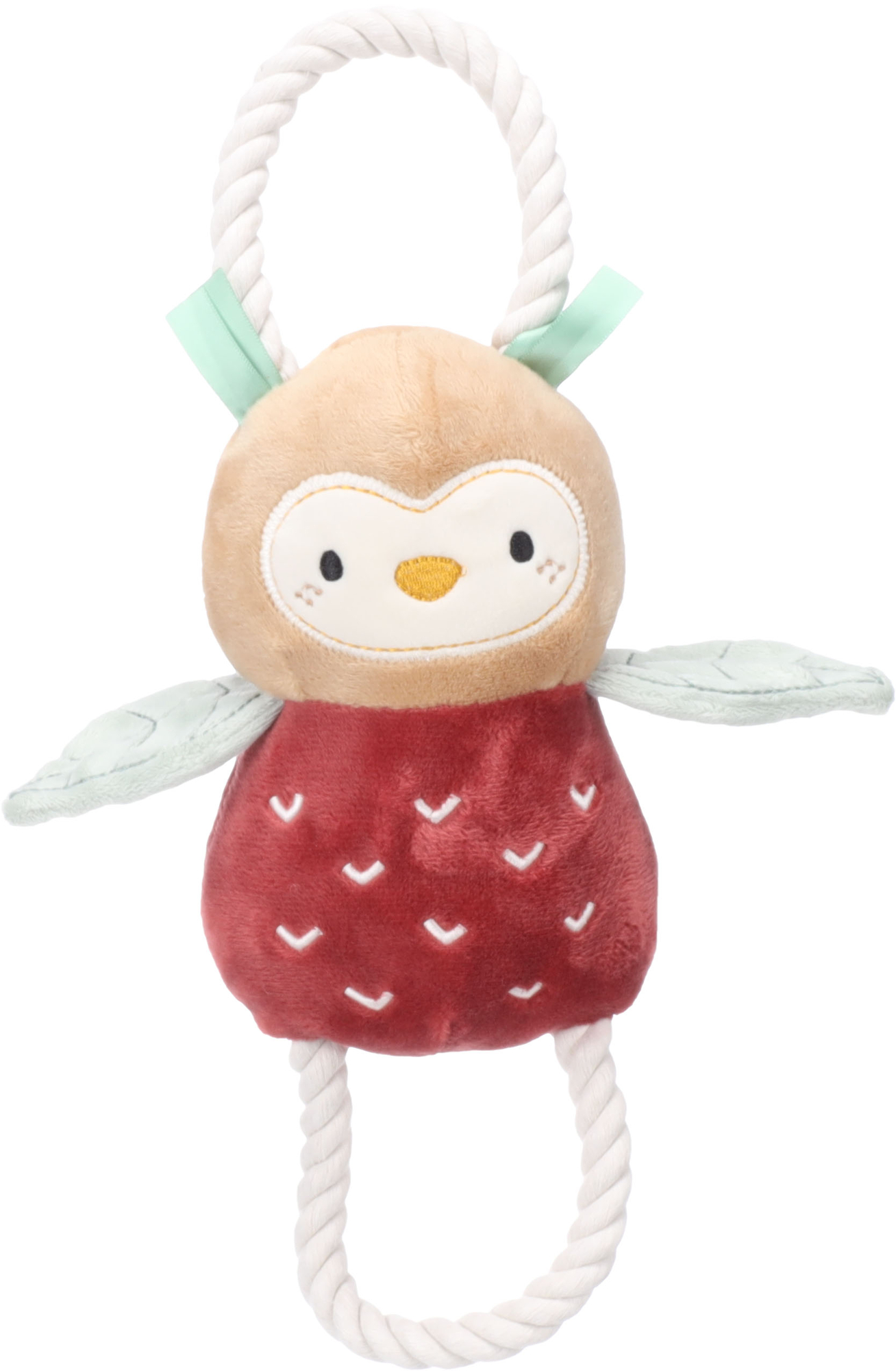 Flamingo Toy Puppy Phoebe Owl with rope Mix