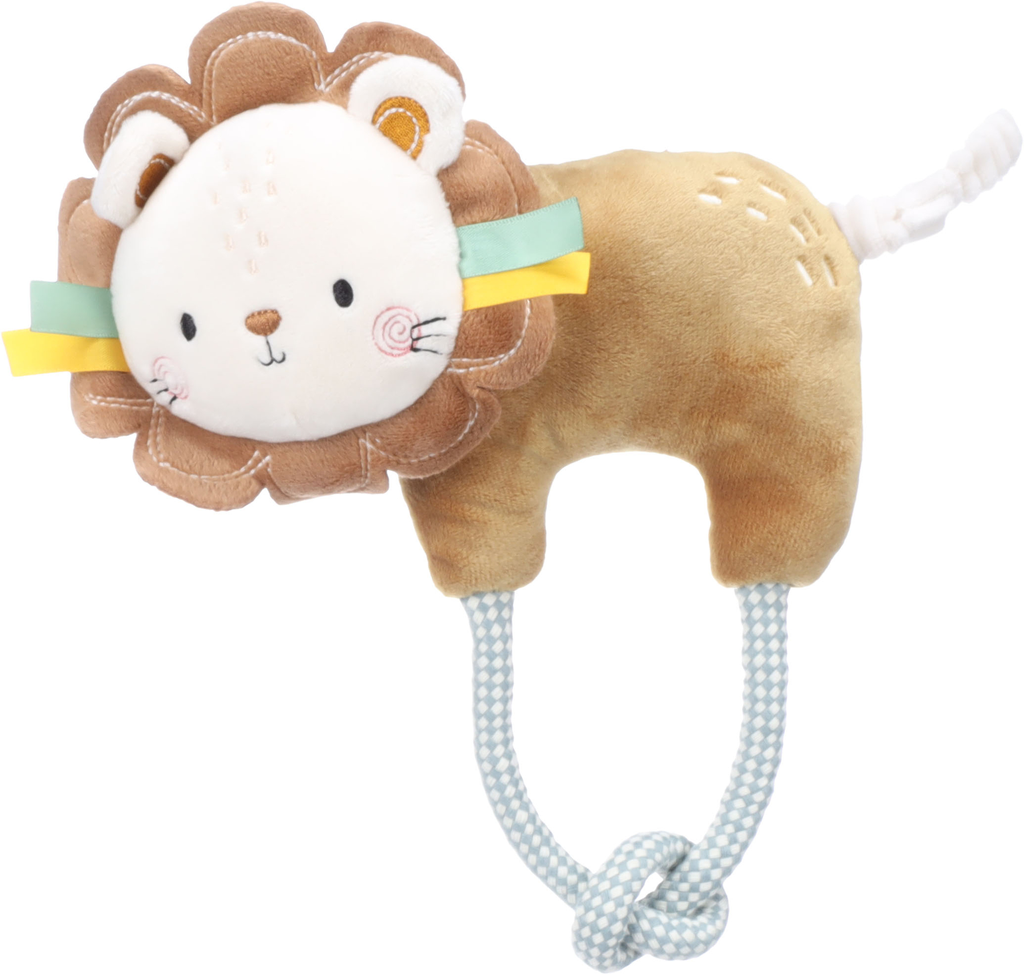Flamingo Toy Puppy Kobe Lion with rope Brown