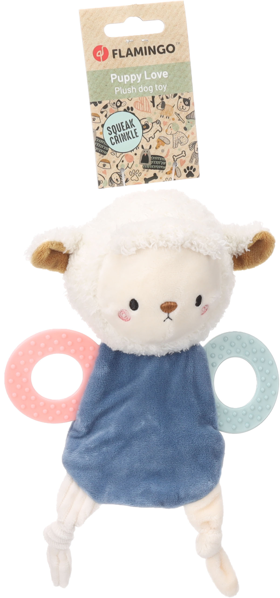 Flamingo Toy Puppy Kobe Sheep Blue
