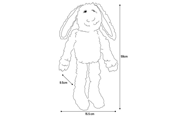 Flamingo Toy Rozette Rabbit Pink